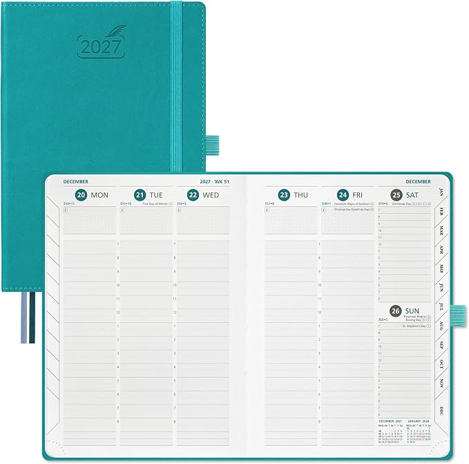 BEZEND 2027 Planner Weekly and Monthly, Daily Calendar Book (A5-6"x8.5")