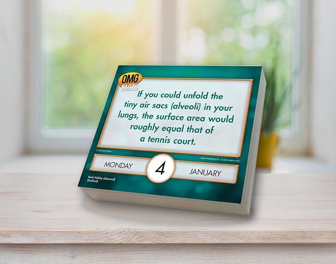OMG Facts 2027 Daily Desk Calendar: Boxed Page-a-Day Trivia Calendar with Day-to-Day Hard-to-Believe Facts, Weird Truths & Bizarre Realities