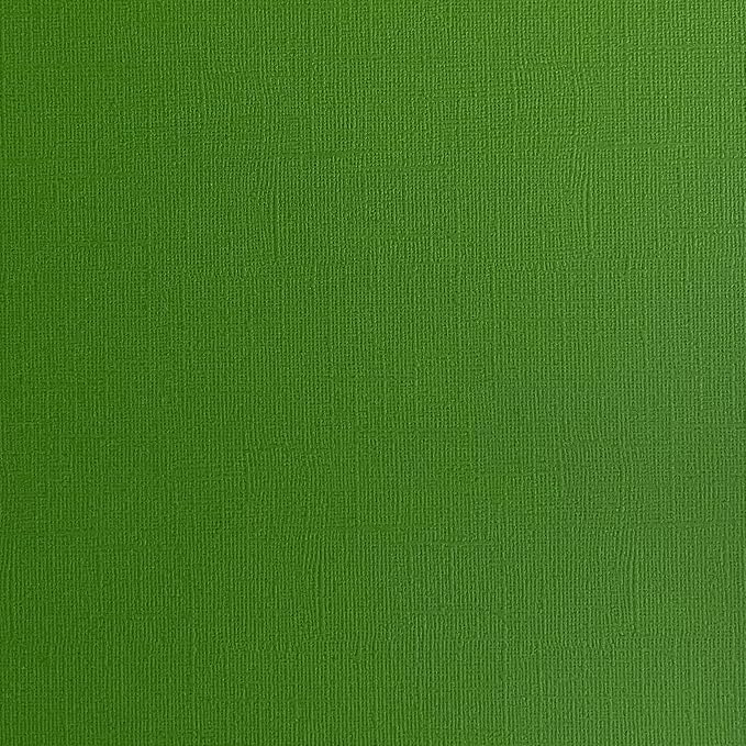 Dill Pickle—12x12 Textured Cardstock | 80lb Textured Green Scrapbook Paper | Premium Cardstock for Cricut Cutting | 25 Sheets