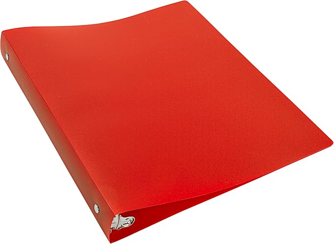 EPI 3-Ring Binder, 1-Inch, Letter Size, 12-Pack, Assorted Colors