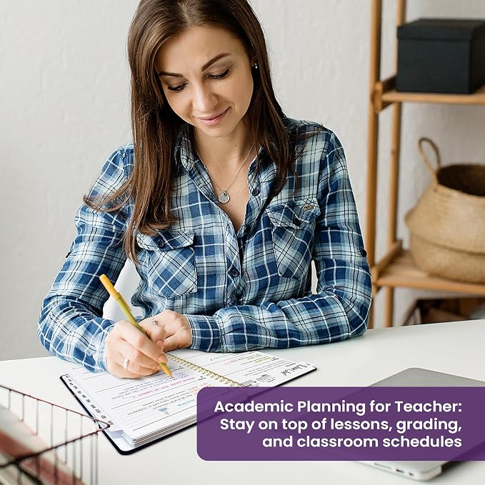 Academic Planner 2026-2027, Jul 2026-Jun 2027 Monthly & Weekly Planner