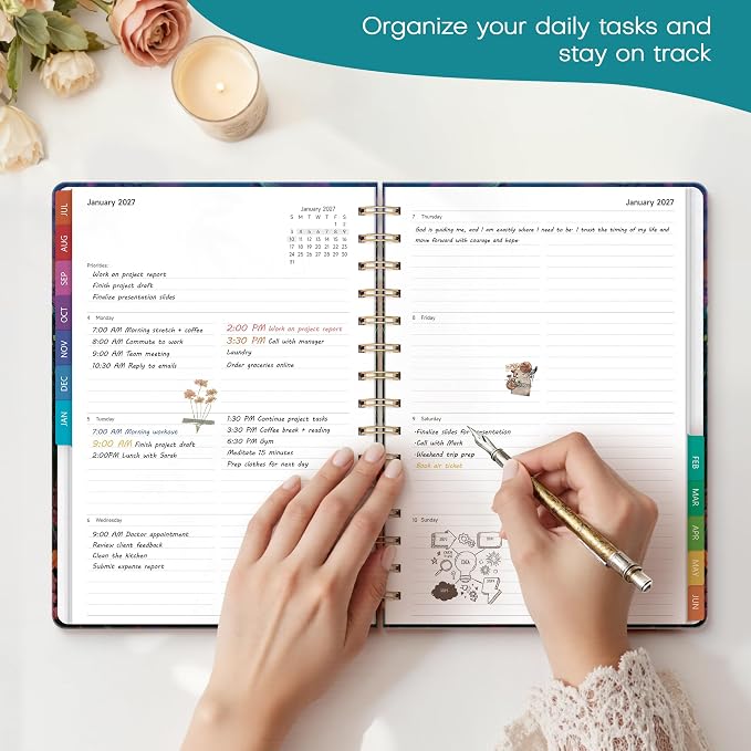 Planner 2026-2027 Weekly & Monthly Academic Planner, 6" x 8.3"