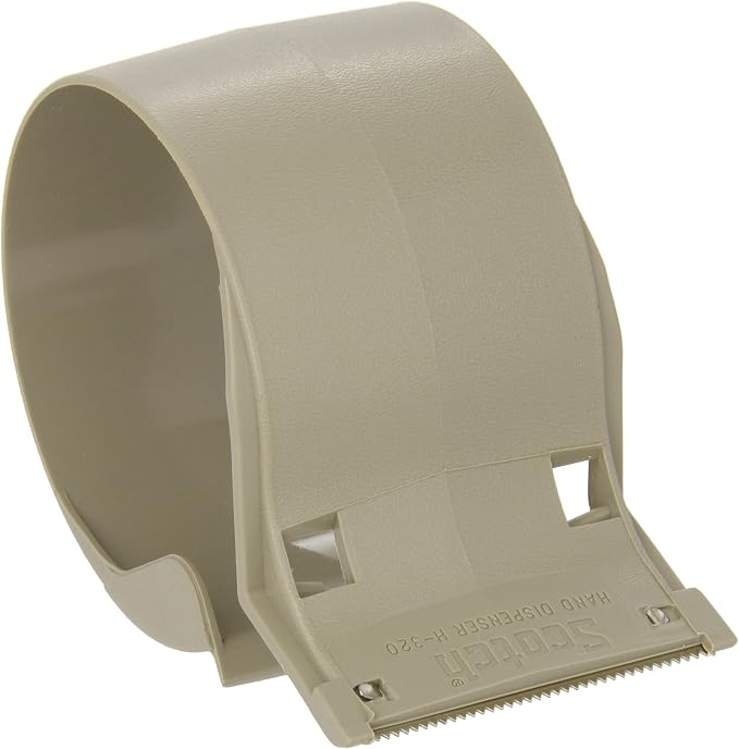 3M Scotch Box Sealing Tape Dispenser H320, Gray, 2 inches