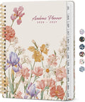 Taja Planner 2026-2027, Jul 2026-Jun 2027 Monthly & Weekly Calendar Planner | 6.3" x 8.5", Hardcover Academic Calendar, Teacher Student Agenda Book with Tabs, School Office Supplies, Bloom Planner