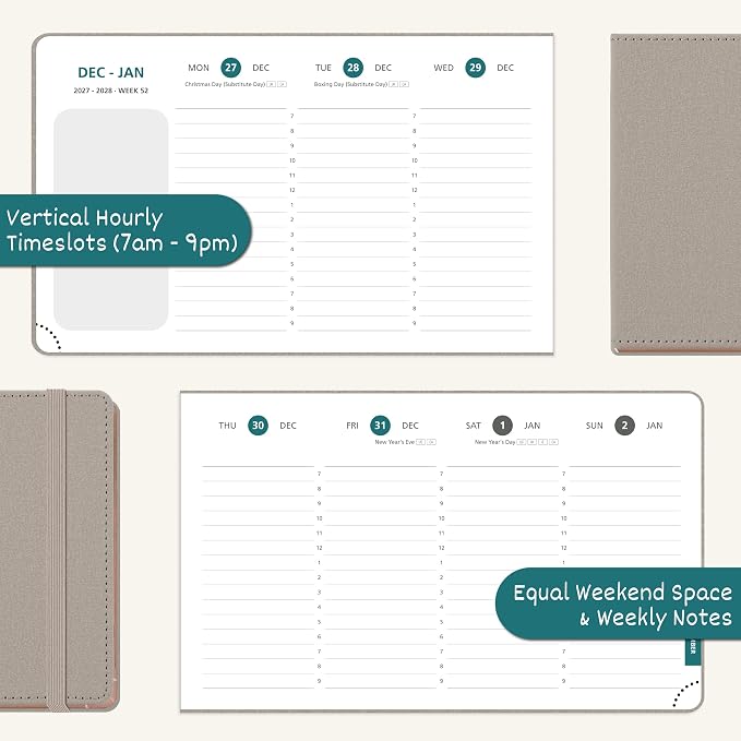 BEZEND 2027 Planner Weekly and Monthly, Daily Calendar Book (9"x5.5")