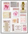 'Glam Girl Matchboxes'| Framed Giclee Art | Stupell Industries | Gray, 24 x 30 Inches, Easy to Hang and Sturdy, Made in USA, by Ziwei Li