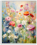'Wildflower Breeze Impression'| Framed Giclee Art | Stupell Industries | White, 16 x 20 Inches, Easy to Hang and Sturdy, Made in USA, by Creative Studio