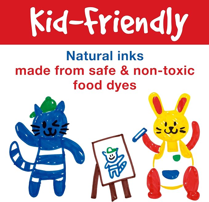 Faber-Castell Little Creatives Extra Jumbo Ultra Washable Markers for Kids - 6 Colors, Back to School Art Supplies | Summer Crafts for Kids | Art Supplies for Toddlers & Preschoolers (Ages 3+)