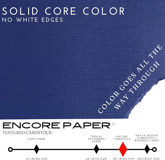 Violet Blue—12x12 Textured Cardstock | 80lb Textured Blue Scrapbook Paper | Premium Cardstock for Cricut Cutting | 25 Sheets