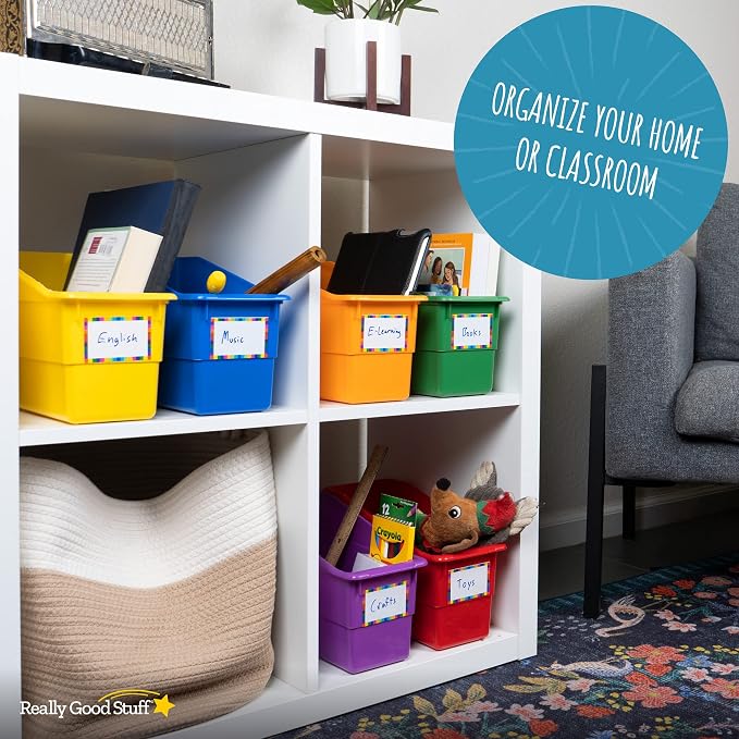 Really Good Stuff Durable Book and Binder Holder, 6-Pack, Group Color
