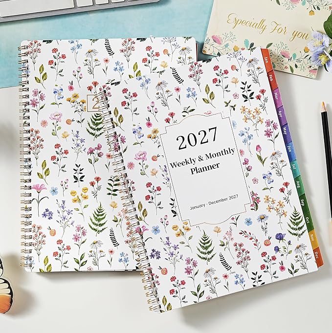 2027 Planner - 2027 Planner Weekly and Monthly, Calendar for Office, School
