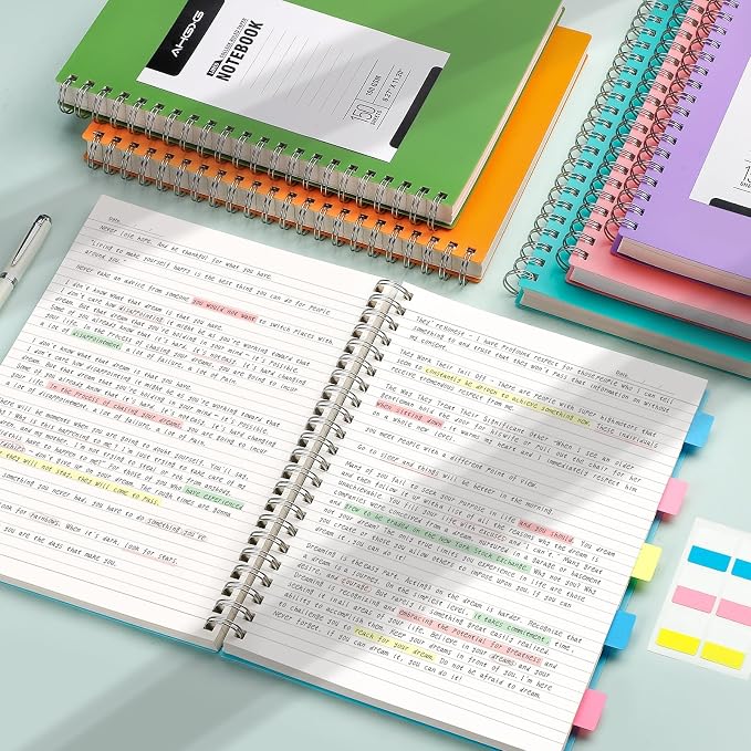 AHGXG Lined Journal Notebook, 300 Pages, A4 (8.5" x 11")