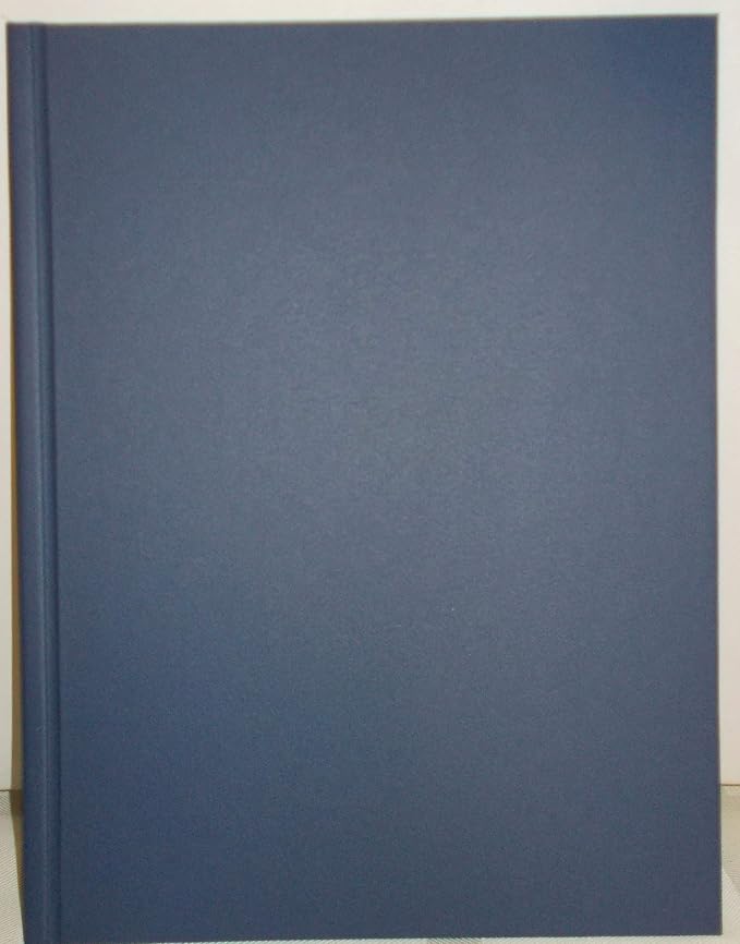 5mm ThermoBind (10pcs) Dark Blue STEELBOOK (Holds 20 to 40 Sheets of 20lb Paper) Letter Size 8.5" by 11" (Bound on 11" Edge)