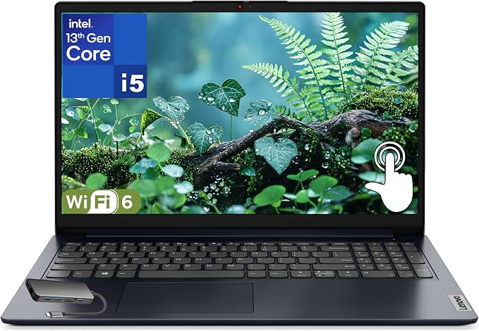 Lenovo IdeaPad 15.6" FHD Touchscreen Laptop, Intel 10-Core 13th Intel i5