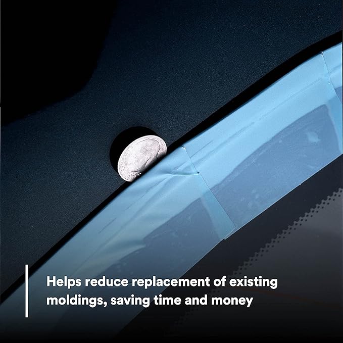 3M Perforated Trim Masking Tape 06349, 10 mm Hard Band, 50.8 mm x 10 m | Molding Paint Protection; Trim Lifting Tape; Hand Tearing