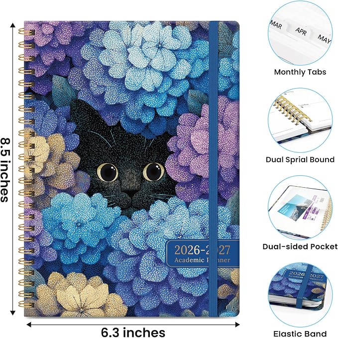ZOTIA Planner 2026-2027, Jul 2026-Jun 2027 Weekly & Monthly Calendar