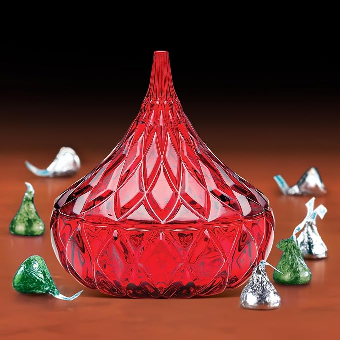 Hersheys Kiss Candy Dish - Red
