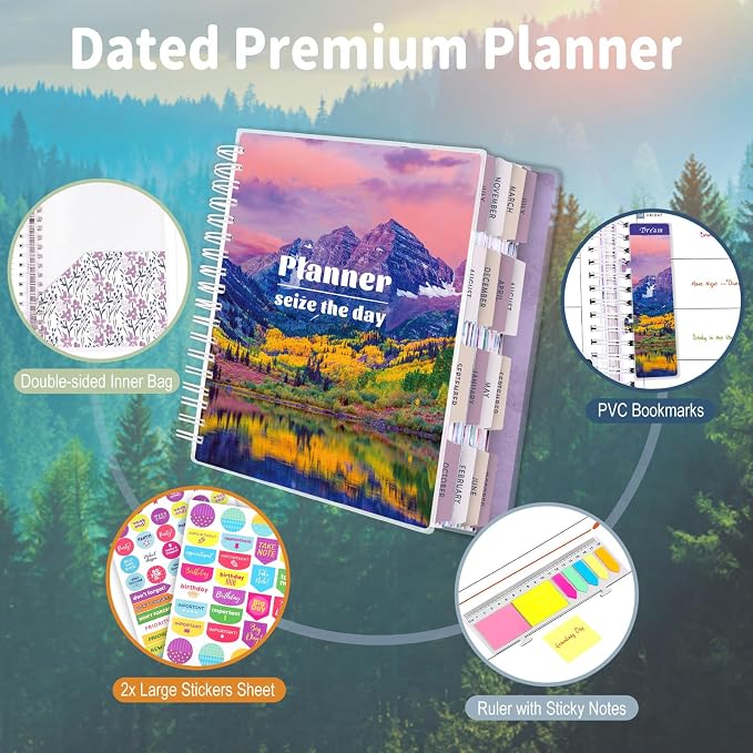 Arundhati Planner 2026-2027, 18 Months Large Daily Weekly Monthly Organizer