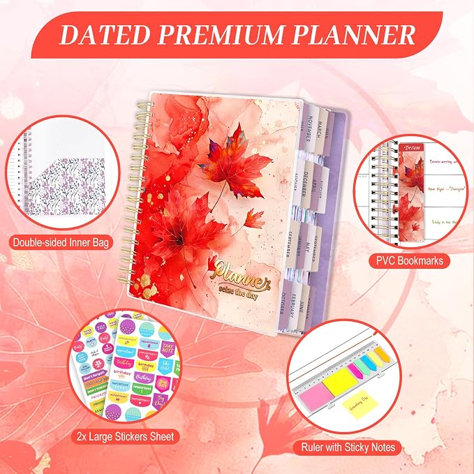 Arundhati Planner 2026-2027, 18 Months Large Daily Weekly Monthly Organizer