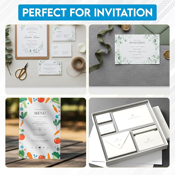 White Cardstock Paper 100 Sheets 8.5 x 11, Thick White Cardstock 110LB, Heavyweight Cardstock Paper for Invitations, Crafts, Printing, Business Cards, Art Projects Valentines Day Cards!