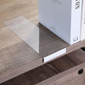 Containlol 15 Pieces Moveable Shelf Label Holders Clear Shelves Tags Moveable Library Markers Transparent Shelf Label Display Holder for Classroom Office Library Book Shelves(3.03 x 9.06 x 0.63 Inch)