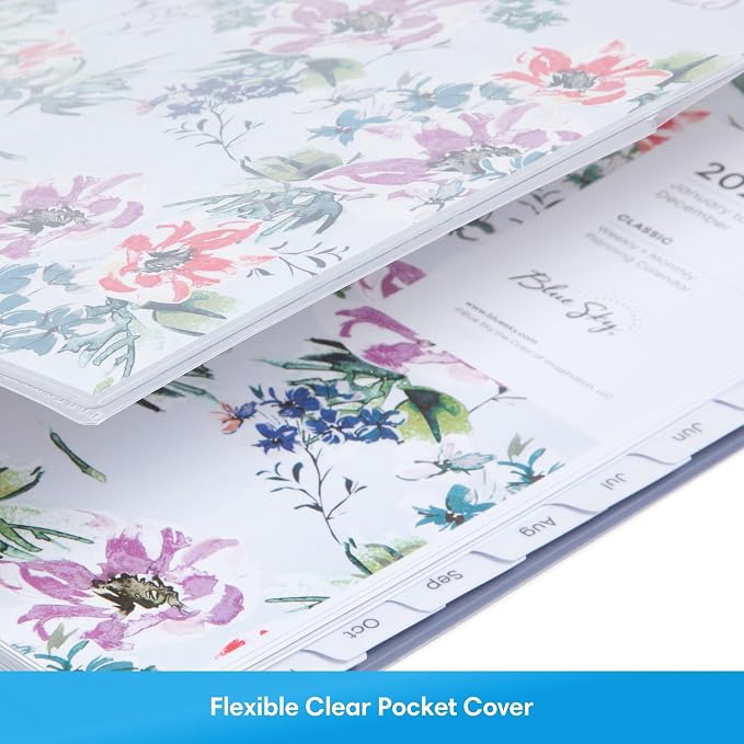 Blue Sky 2027 Weekly & Monthly Planner Calendar, 8.5"x11", Laila