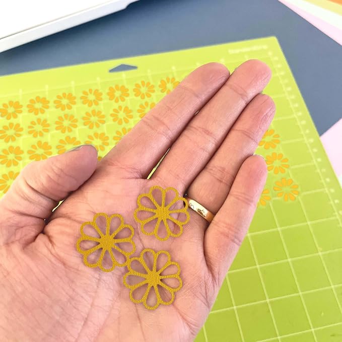 Golden Amber—12x12 Textured Cardstock | 80lb Textured Yellow Scrapbook Paper | Premium Cardstock for Cricut Cutting | 25 Sheets