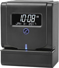 Lathem 2100HD Employee Time Clock for Small Business - Thermal Print Technology, Tru Align System with LED Indicator (Black 9.8 X 6 X 8) - Requires E8 Timecard