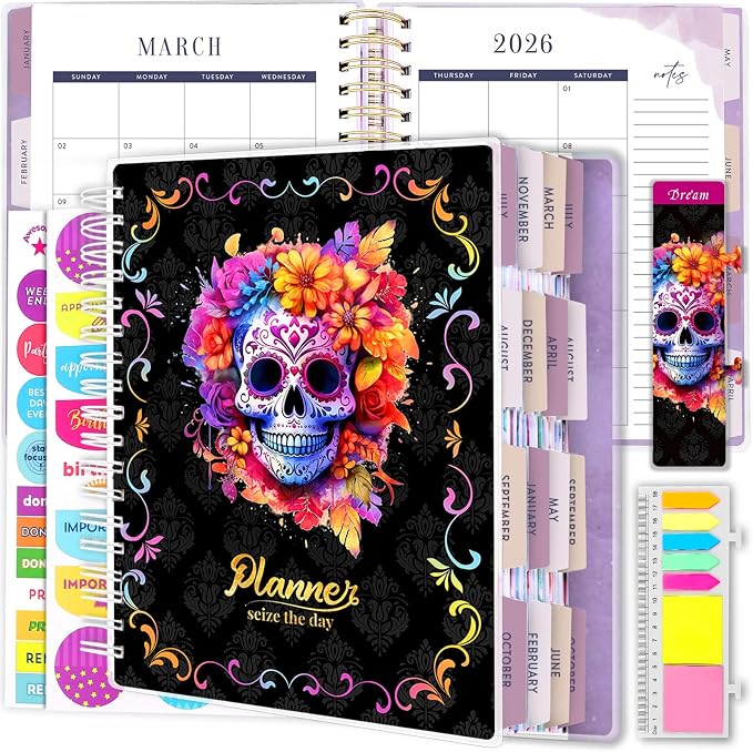 Arundhati Planner 2026-2027, 18 Months Large Daily Weekly Monthly Organizer