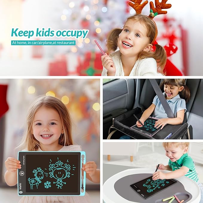 Mafiti 3 Pack LCD Writing Tablet 8.5 Inch Electronic Drawing Pads Doodle Board Travel Toys for Kids Portable Ewriter Gifts for Boys Girls 3 4 5 6 Year Old