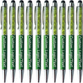 Yucold Customized Pens with Name/Logo - Touch Screen Stylus Ballpoint Pen, Perfect for Weddings, Business & Personalized Gifts (Military Green,200)