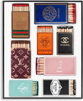 Trendy Iconic Matchbox Glam Print, 11 x 14 Inch Framed Giclée Print | Stupell Industries · By Amanda Greenwood · Ready to hang · Great for living room or game room · Made in USA