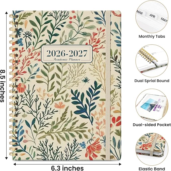 ZOTIA Planner 2026-2027 Weekly & Monthly Calendar Planner Jul 2026-Jun 2027
