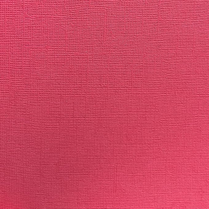 Vermillion—12x12 Textured Cardstock | 80lb Textured Red Scrapbook Paper | Premium Cardstock for Cricut Cutting | 25 Sheets