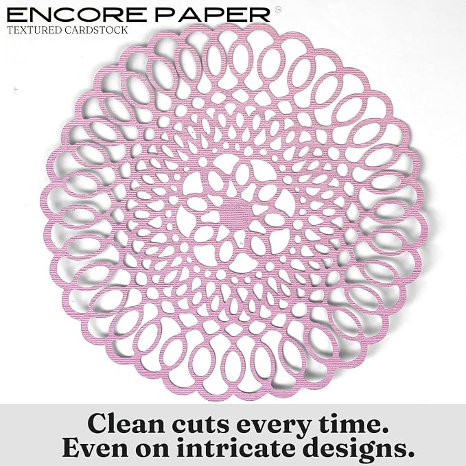Snappy PInk—12x12 Textured Cardstock | 80lb Textured PInk Scrapbook Paper | Premium Cardstock for Cricut Cutting | 25 Sheets