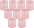 Segarty Pack of 9 Pencil Holders 3.9x4.2in, Round Mesh Pen Holder for Table Desk Organization, Large Pen Cup Container Set Desktop Accessories Organizer for Office Work Home Stuff Makeup Brush Storage