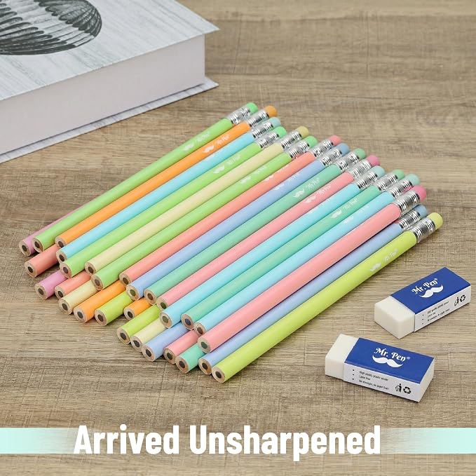 Mr. Pen- Jumbo Pencils, 60 pcs, Preschool Pencils, Large Pencil