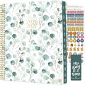 bloom daily planners 2026-2027 Planner (8.5” x 11") 13 Month Academic Organizer (July 2026 - July 2027) - Weekly & Monthly Agenda Book with Stickers & Tabs - Boho Greenery