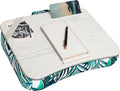 LAPGEAR Designer Lap Desk – Tropical Palm Leaves, Fits 15.6” Laptops