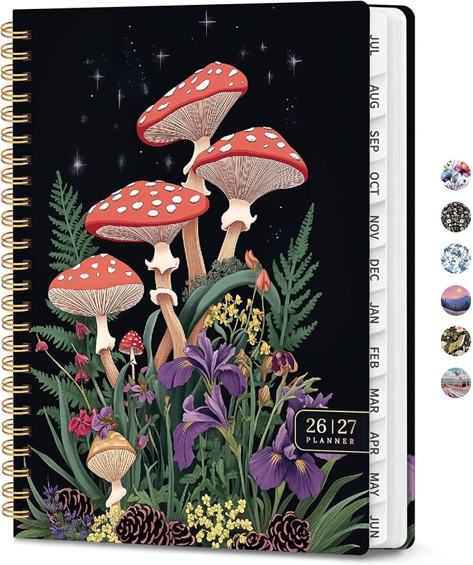 ZOTIA Academic Planner 2026-2027, Monthly & Weekly Jul 2026-Jun 2027 | Forest Myth, 8.5" x 11" Calendar Planner for Women, Hardcover Pretty Organizer for Women, School Office Home Supplies