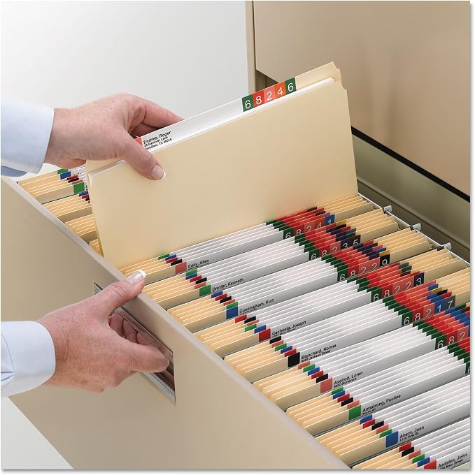 Smead File Folder, Straight-Cut Tab (Not Undercut), Legal Size, Manila, 100 per Box (15300)