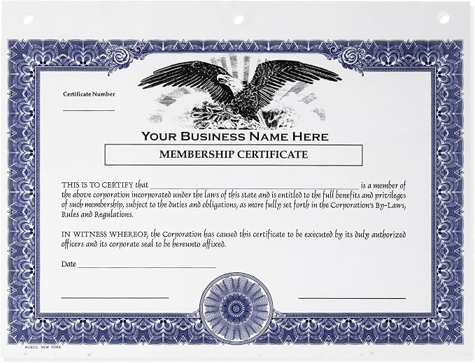 Not for Profit Corporate Kit (Red) - Binder, Slipcase, Membership Certificates, & Customizable Index Tabs