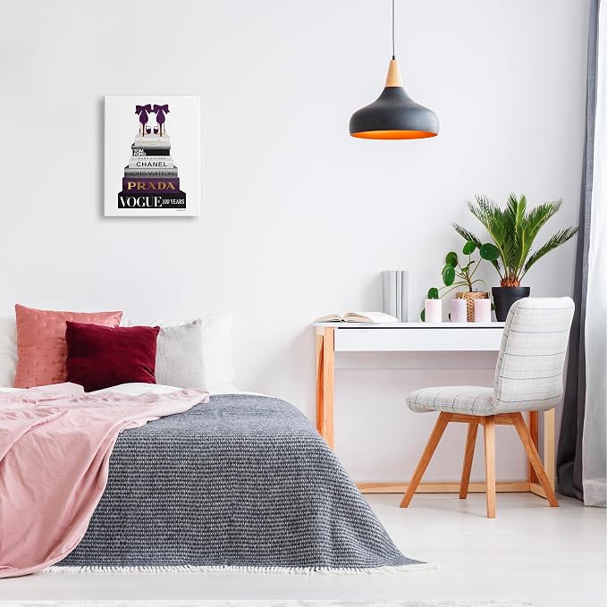 Fashion Designer Shoes, 16 x 20 Inch Canvas Wall Art | Stupell Industries · By Amanda Greenwood · High quality inks · Ready to hang · Made in USA