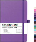 Dotted Journal/Notebook - Dot Grid Hard Cover Notebook, 5.3'' x 8.26''