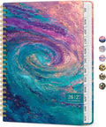 Taja Planner 2026-2027, Jul 2026-Jun 2027 Monthly & Weekly Calendar Planner | 6.3" x 8.5", Hardcover Academic Calendar, Teacher Student Agenda Book with Tabs, School Office Supplies, Galaxy Flow