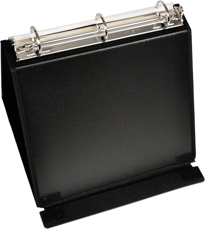 Lion Insta-Cover Ring Binder Easel, 1-1/2 Inches Ring, 1 Binder Easel (40009), Black (Pack of 10)
