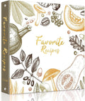 Recipe Binder with Plastic Sleeves, 8.5x11 3 Ring Blank Recipe Book Binder | Premium recipe binder kit with waterproof cover, sleeves, cards, dividers and gift box for preserving recipes-Color Veggies.