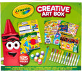 Crayola Art Set for Kids (125pcs), Art Supplies Kit with Giant Coloring Books, Washable Paints, Markers & Storage Box, Gift for Kids, Ages 5+ [Amazon Exclusive]