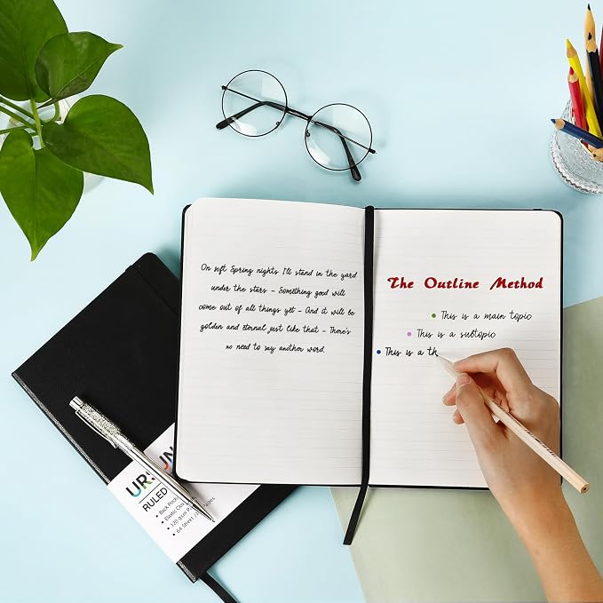 URSUNSHINE Ruled Notebook/Journal - Classic Lined Journal/Notebook