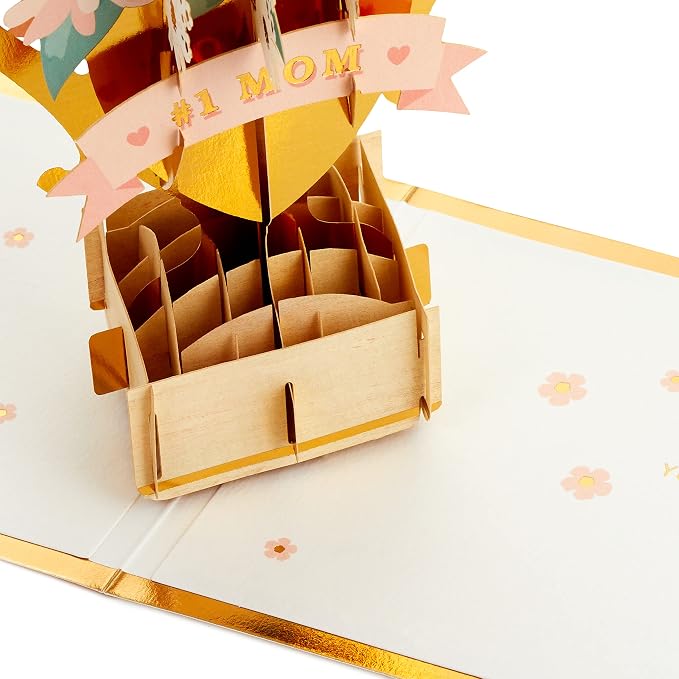 Hallmark Signature Paper Wonder Pop Up Birthday Card for Mom (All Time Best) (Pack of 2)